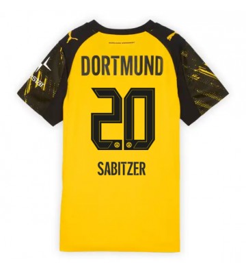 Lacne Ženy Futbalové dres Borussia Dortmund Marcel Sabitzer #20 2025-26 Krátky Rukáv - Domáci